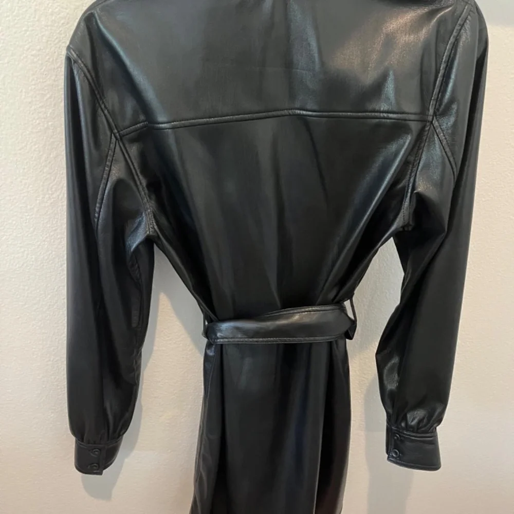 Wilfred Caroline Vegan Leather Shirt Dress - Picture 3 of 4